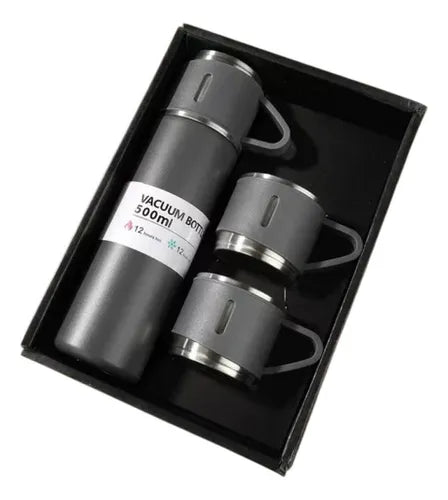 SET DE TERMO DE AGUA CALIENTE + 3 TAZAS