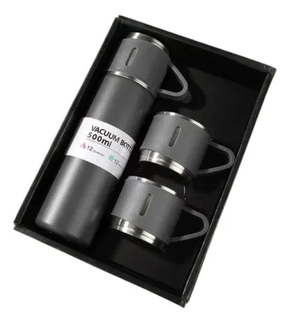 SET DE TERMO DE AGUA CALIENTE + 3 TAZAS