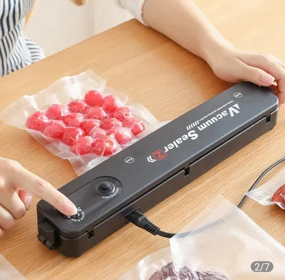 MAQUINA SELLADORA DE ALIMENTOS AL VACIO + BOLSAS